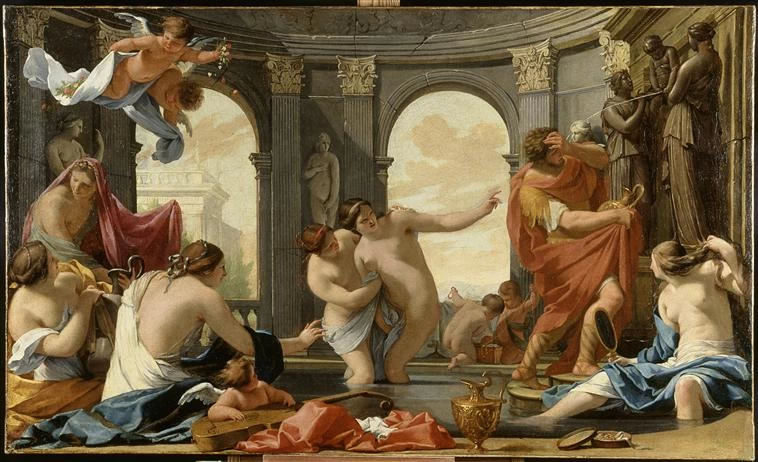 Polifilo inginocchiato davanti alla regina Eleuterilida - Musee des Beaux, Arts, Rouen